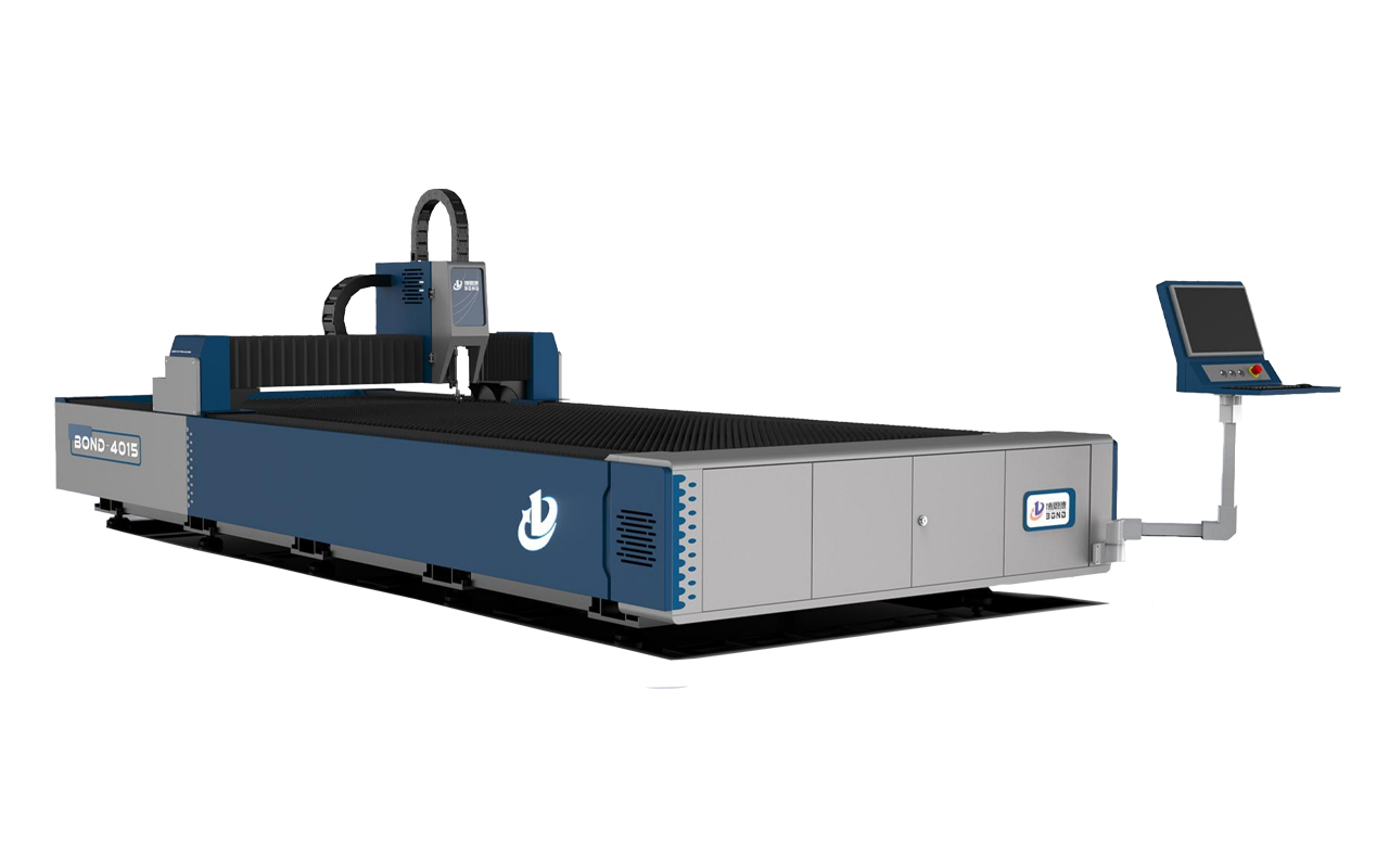 Single platform laser cutting machine